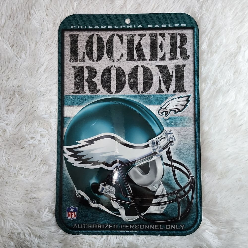 Philadelphia Eagles Helmet Locker Room Sign🦅